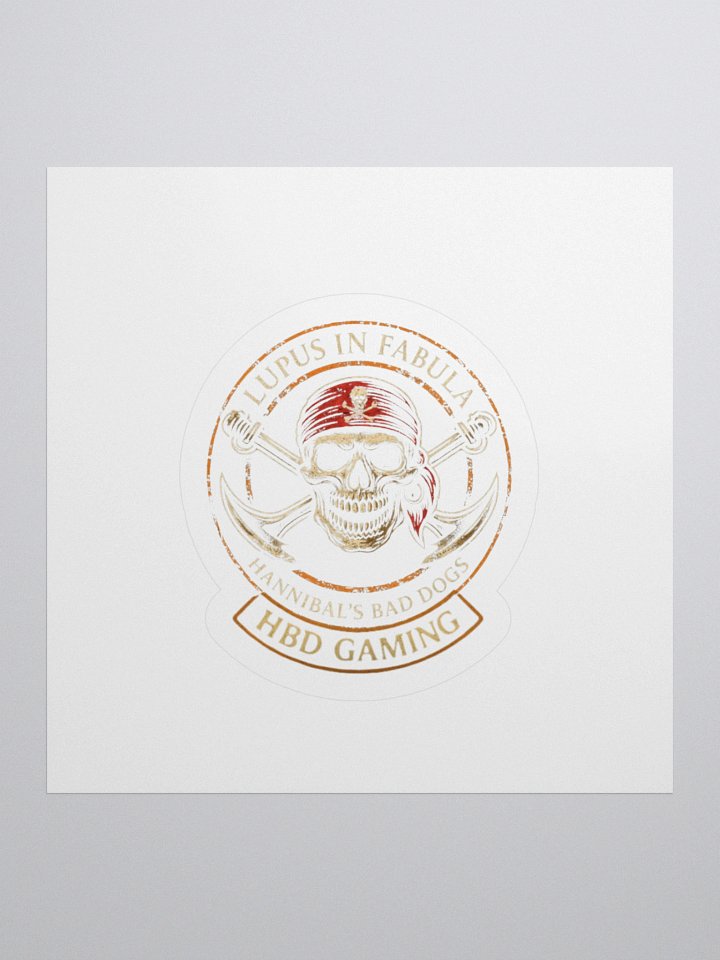 HBD Gaming Transparent Decal product image (2)
