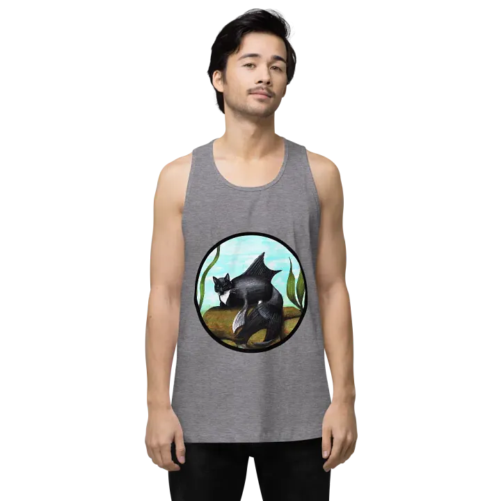 Mermeow Tuxedo Tank M product image (9)