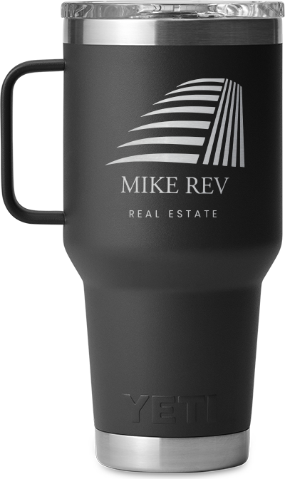 Mike Rev Real Estate YETI RAMBLER® 30 OZ TRAVEL MUG WITH STRONGHOLD™ LID