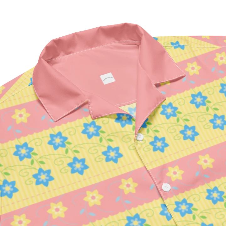 Hawaiian Style Shirt, Button Up, Unisex, Easter Egg Print product image (2)