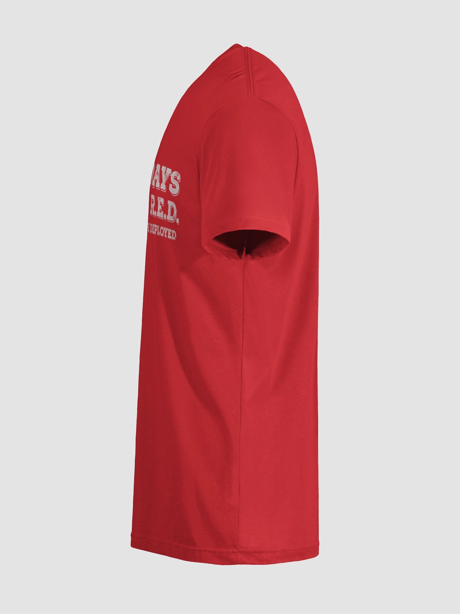 Mens Next Level Supersoft T-Shirt (On Fridays We Wear R.E.D. (Remember Everyone Deployed)) product image (7)