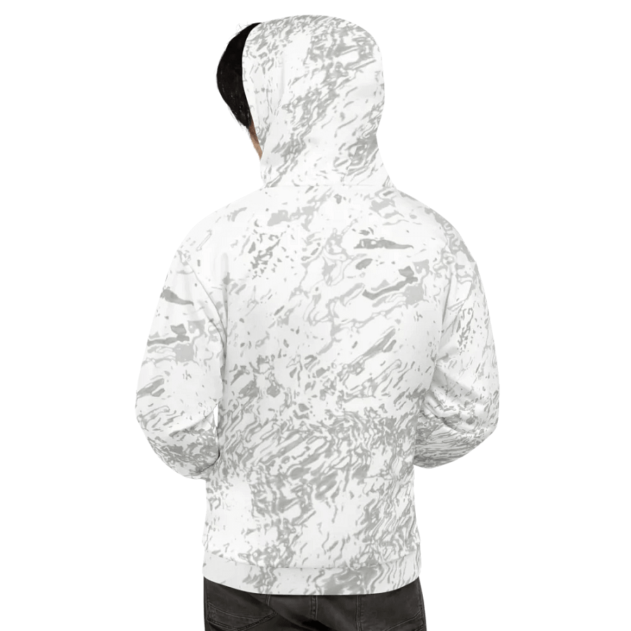 Abstract Pale Marble Effect Unisex All Over Print Hoodie product image (3)