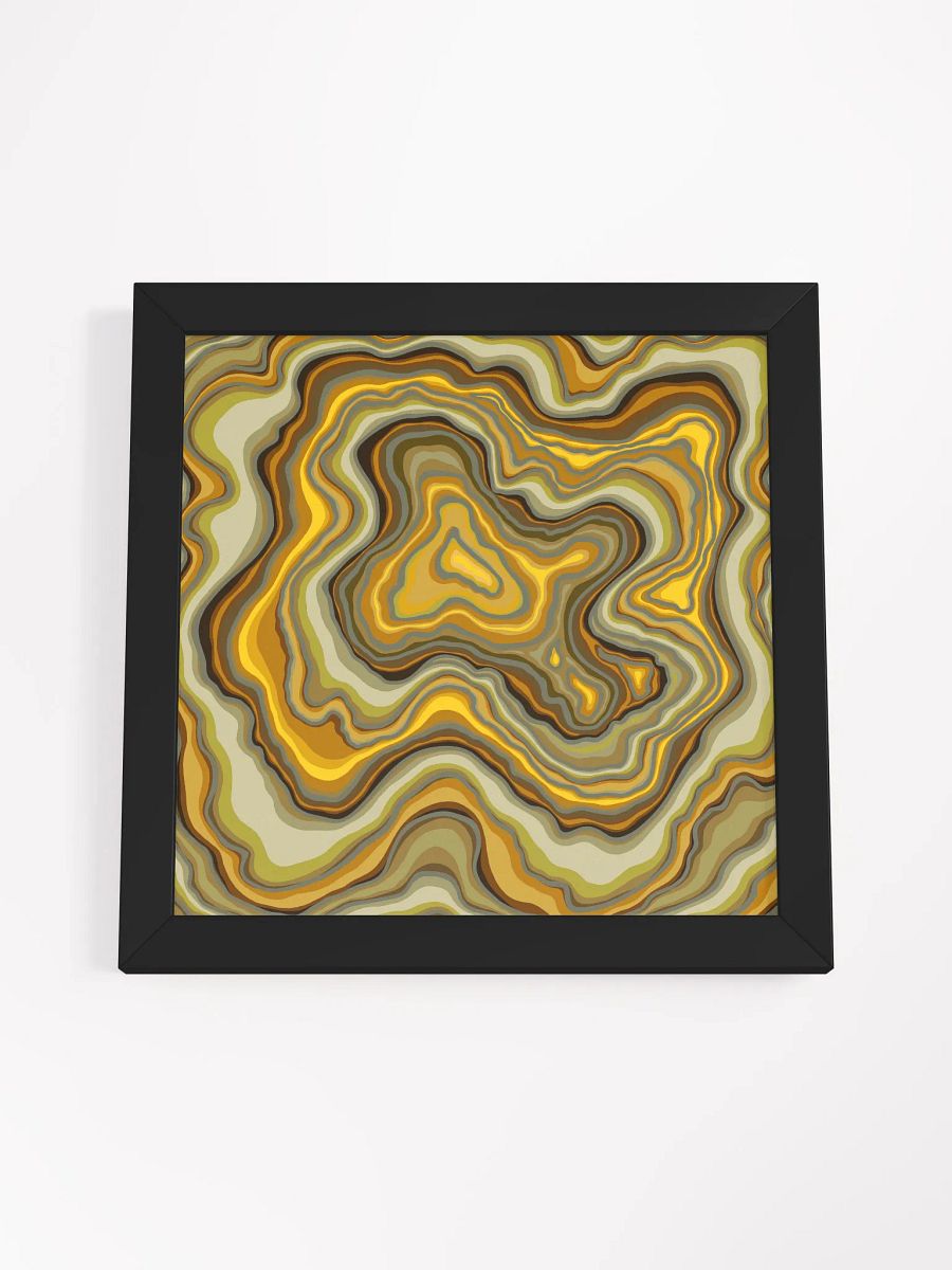 Vibrant Ayous Wood Framed Poster - Stone No. 11 product image (55)
