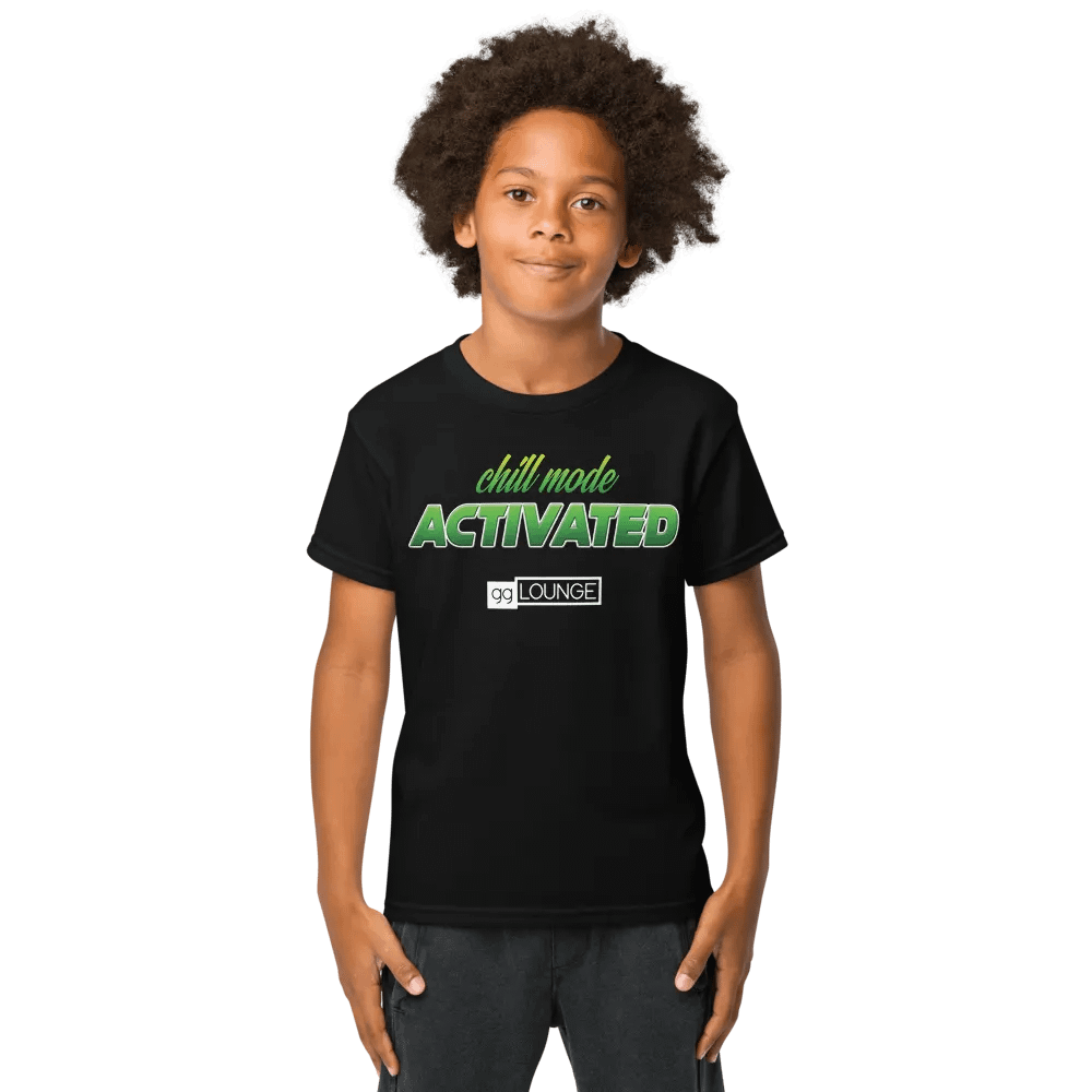 Chill Mode Activated Youth Sports Tee product image (1)