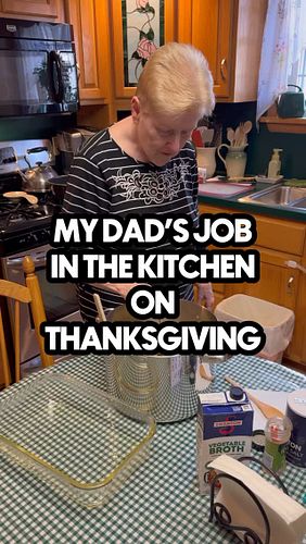 Nice work if you can get it 😁 #cooking #family #dad #thanksgiving