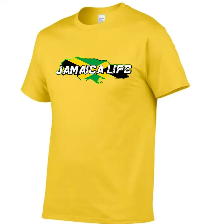 Yellow Jamaica Life T-shirt product image (1)