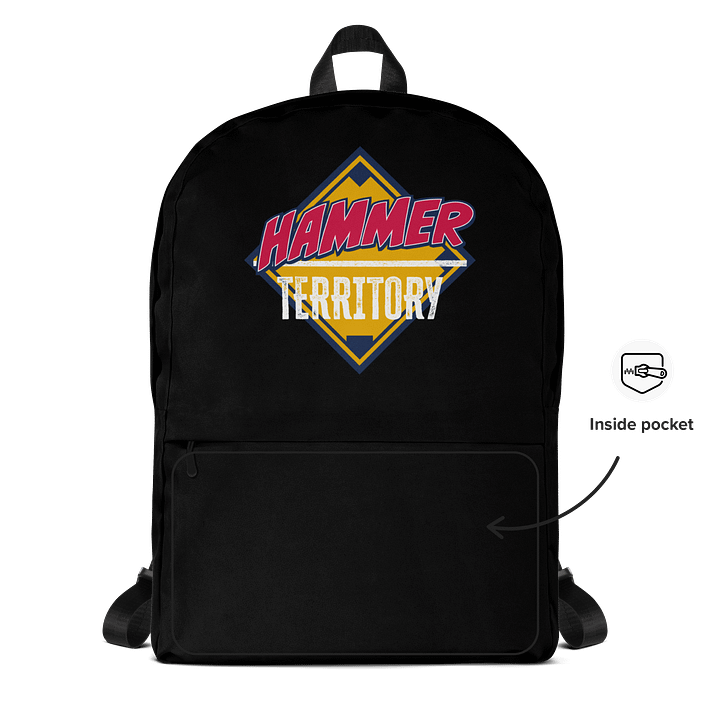Yellow Infield Black Backpack product image (2)