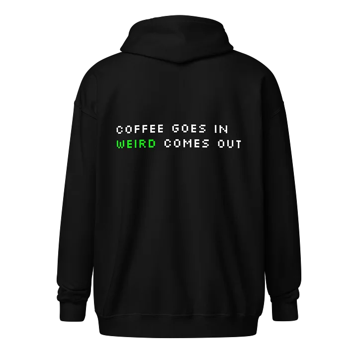 coffee hoodie, green product image (2)