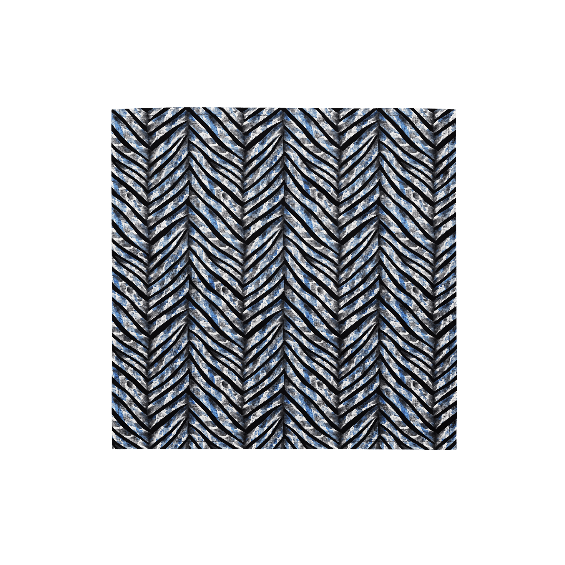Blue Grey Snake Skin Bandana product image (1)