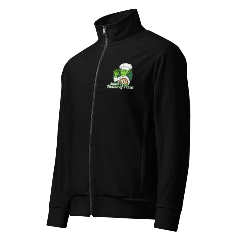 Squee’s House of Pizza Track Jacket (Black)