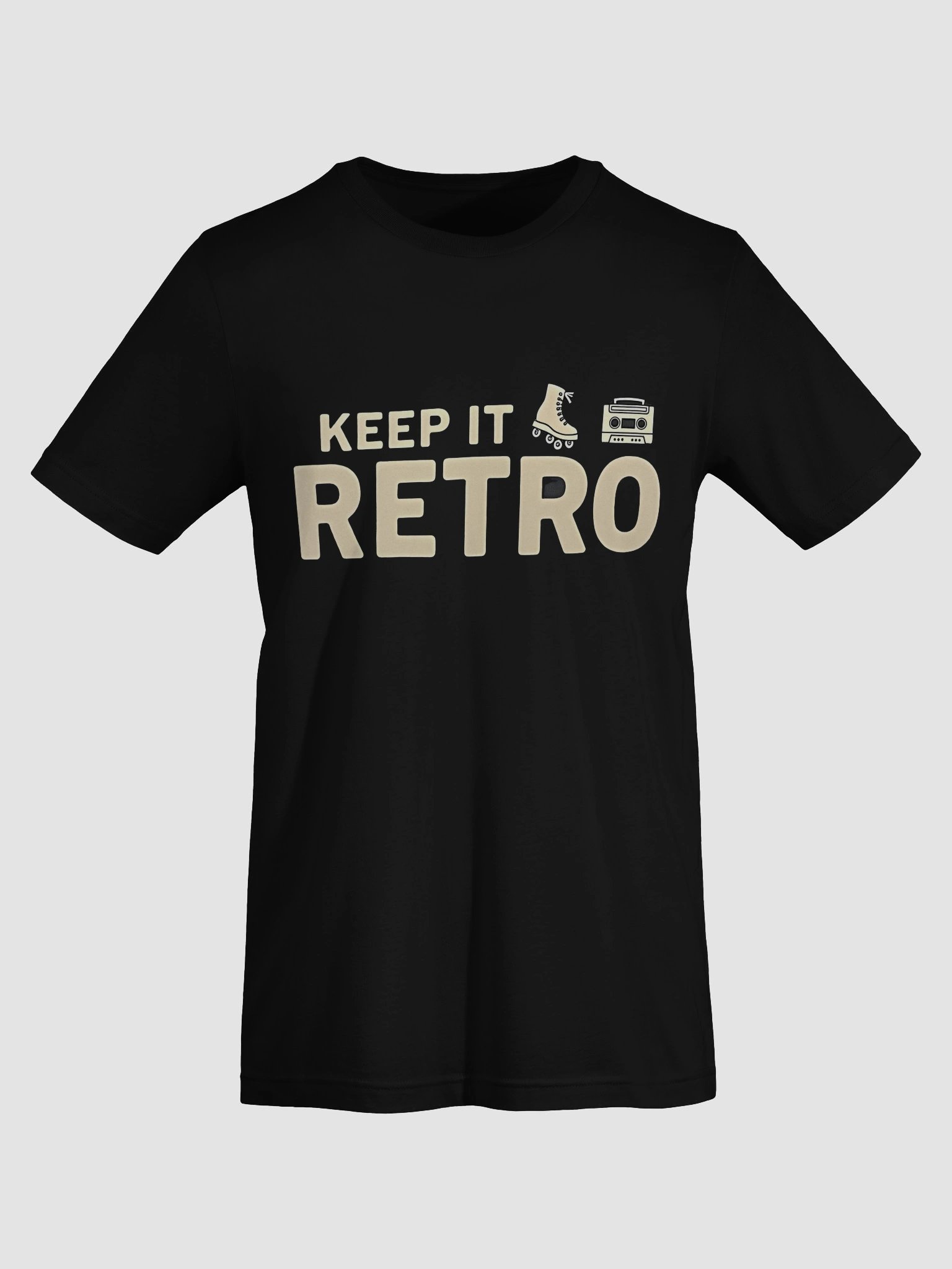 Retro Roller Skates & Boombox Tee product image (7)