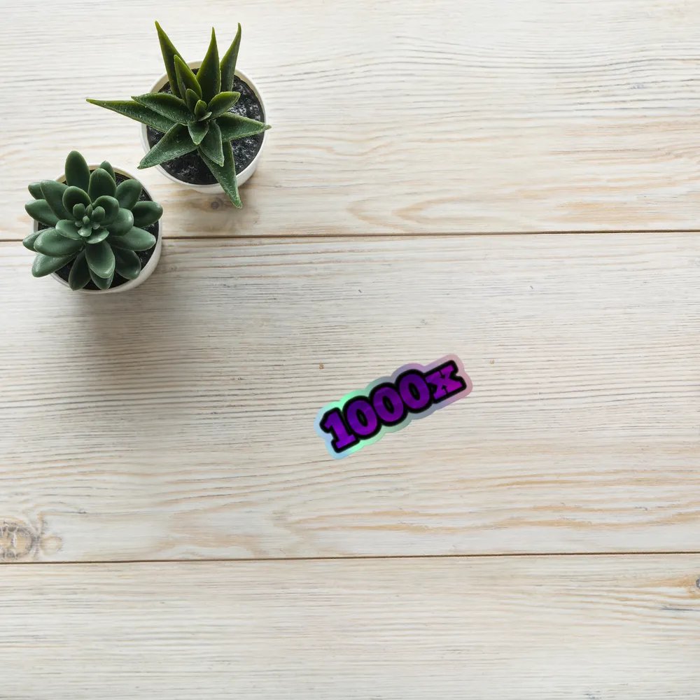 1000X Holo Sticker product image (8)