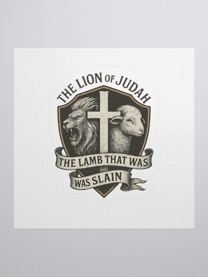 Lion of Judah/Lamb that was Slain sticker product image (3)