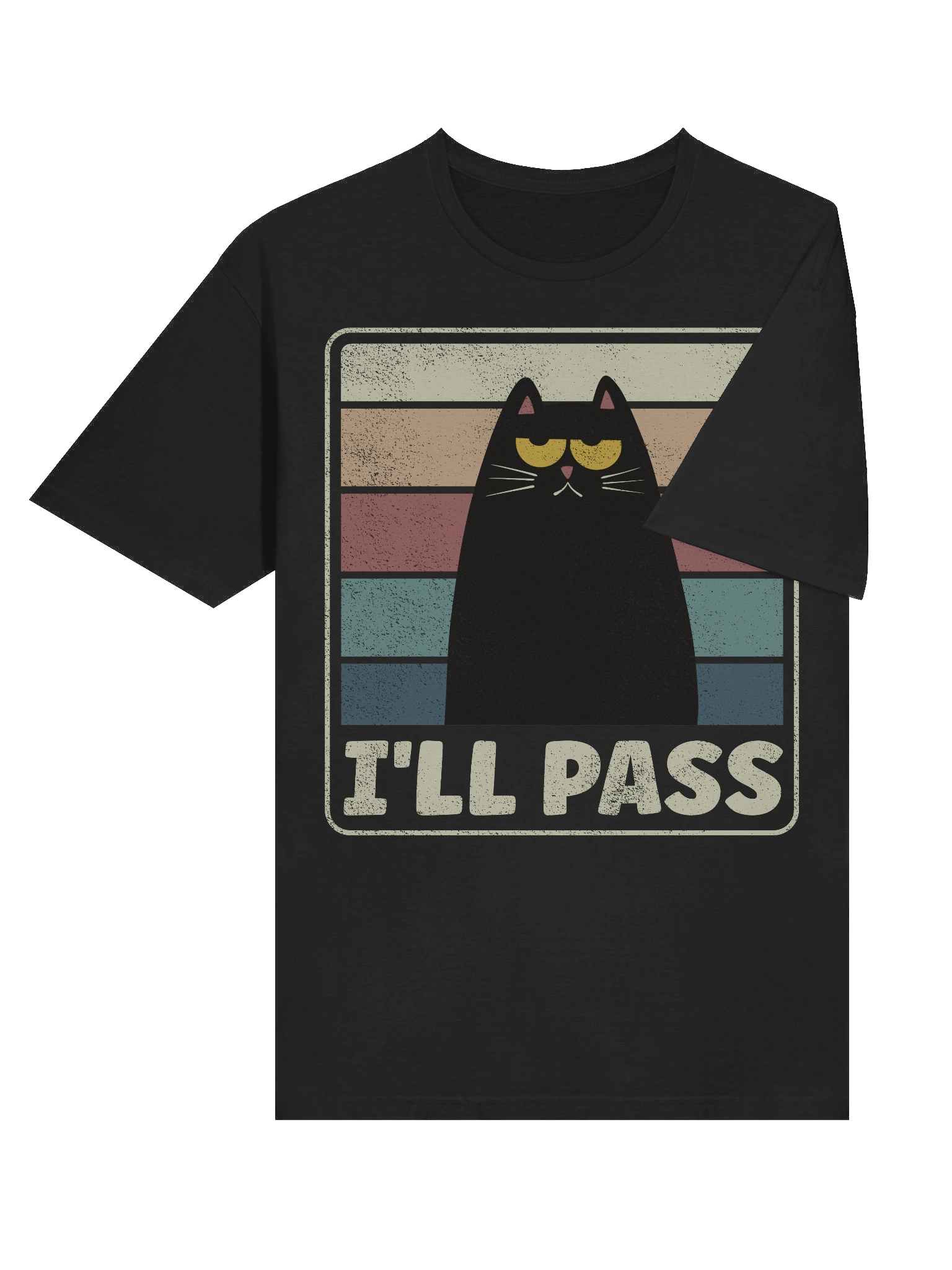 Disinterested Cat I'll Pass T-Shirt product image (33)