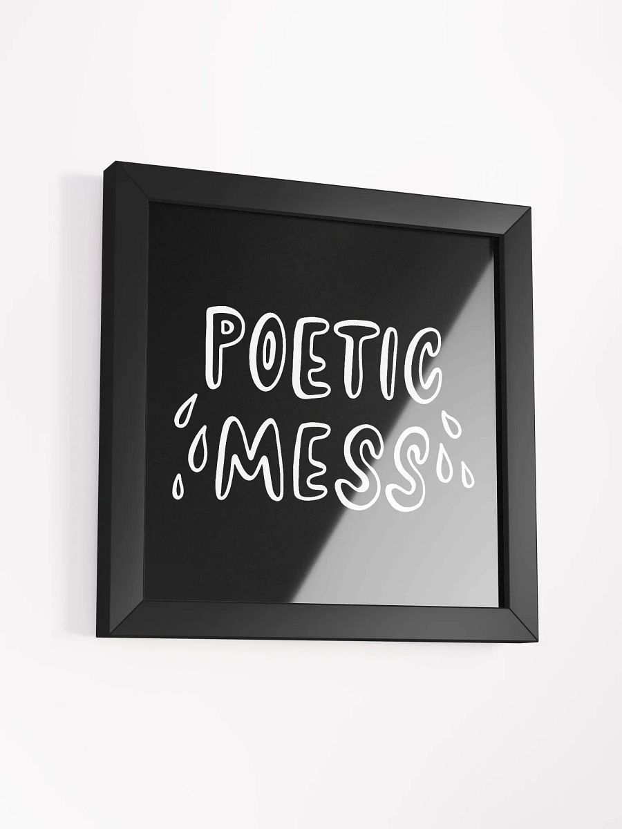 Poetic Mess Framed Art Print product image (37)