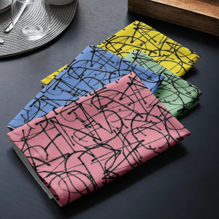 No Rockin' Angel Napkins (in colors) product image (2)