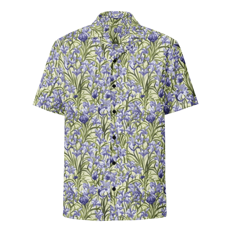 Floral Pattern Bluebell Flowers Hawaiian Shirt product image (1)