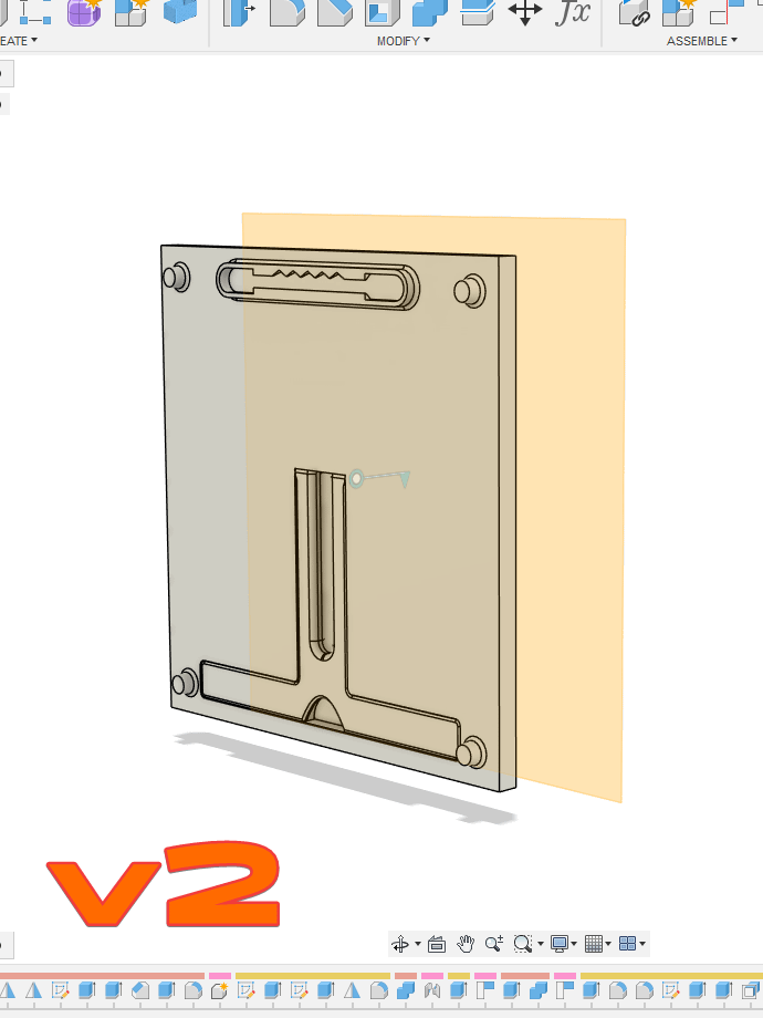 Fusion 360 Floating Logo Sign Base (Digital File Only) v2 product image (1)