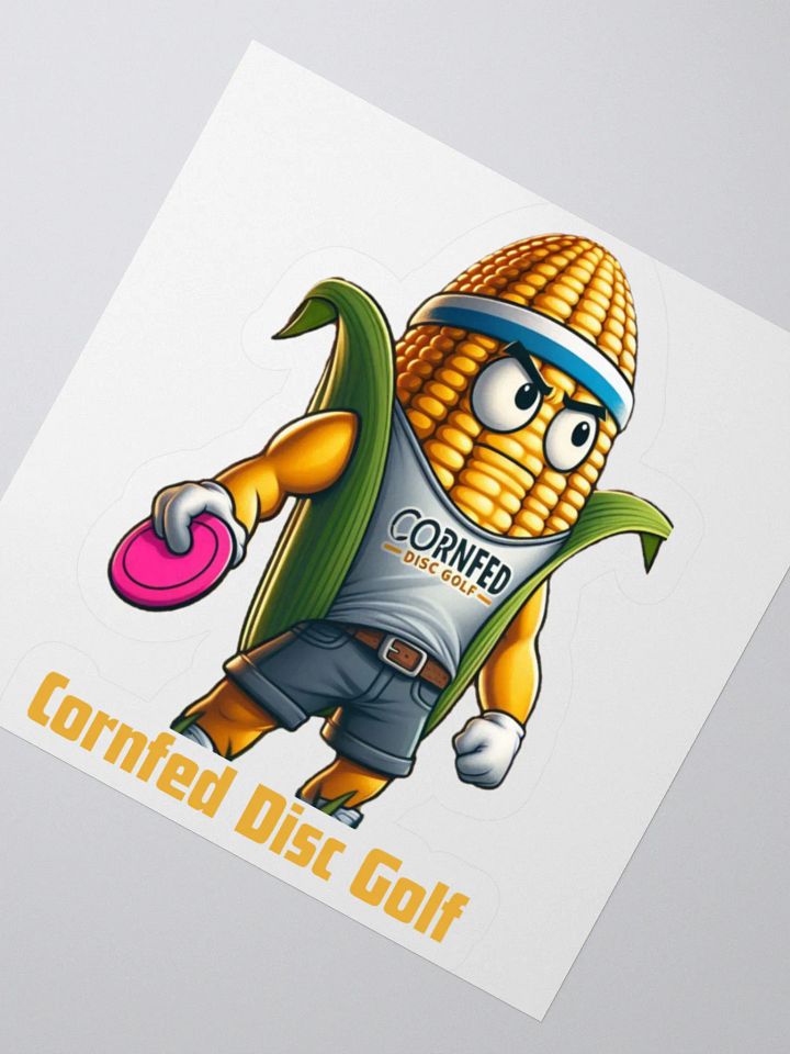 Cornfed Disc Golf Sticker 3" product image (2)