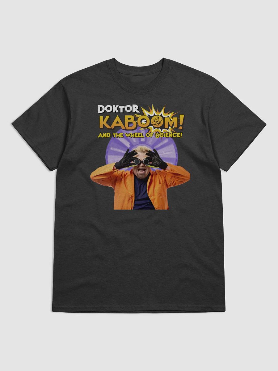 Doktor Kaboom and The Wheel of Science T-shirt, larger sizes, POD product image (2)