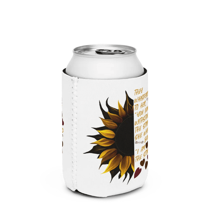 I Am the Storm Sunflower Can Cooler product image (3)