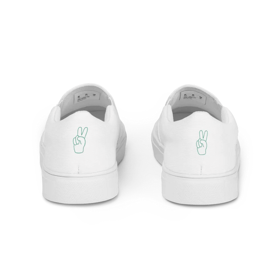 White Detail Grandma DG Women's Canvas Slip-Ons product image (2)