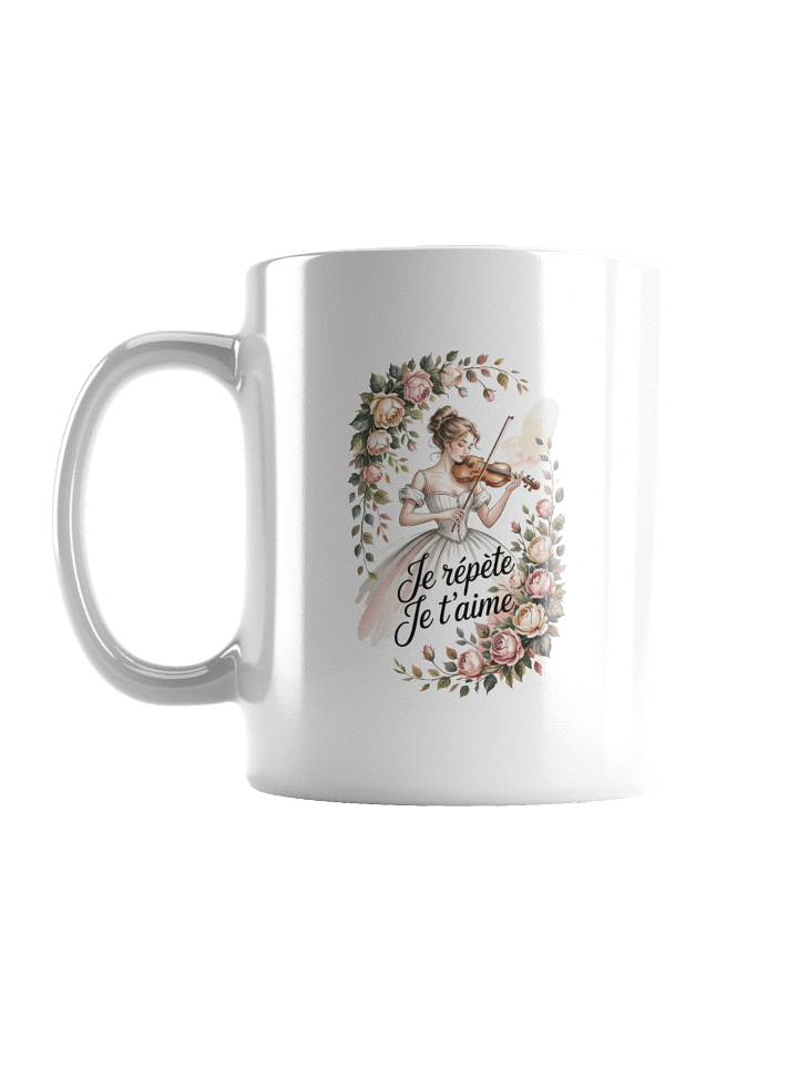 Je répète Je t'aime - White Glossy Mug product image (2)