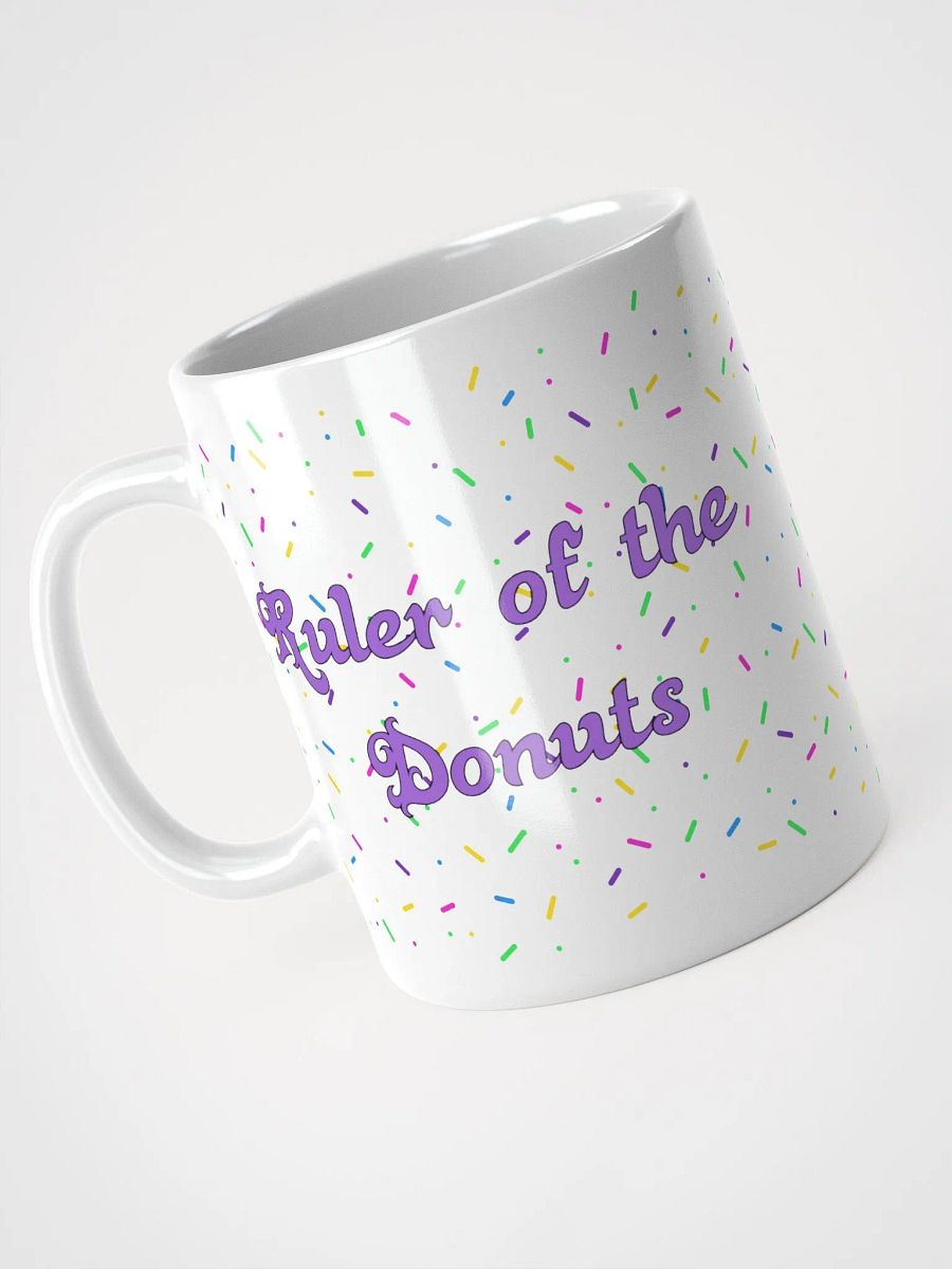 Ruler of the Donuts White Mug product image (5)