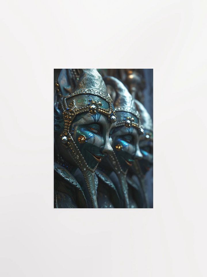 Enigmatic Elegance: Masked Majesty Poster product image (1)