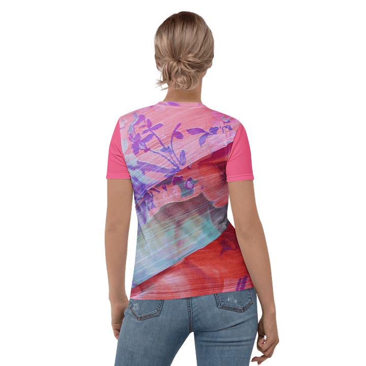 Paradise Breeze Brink Pink Women's Print T-Shirt product image (2)