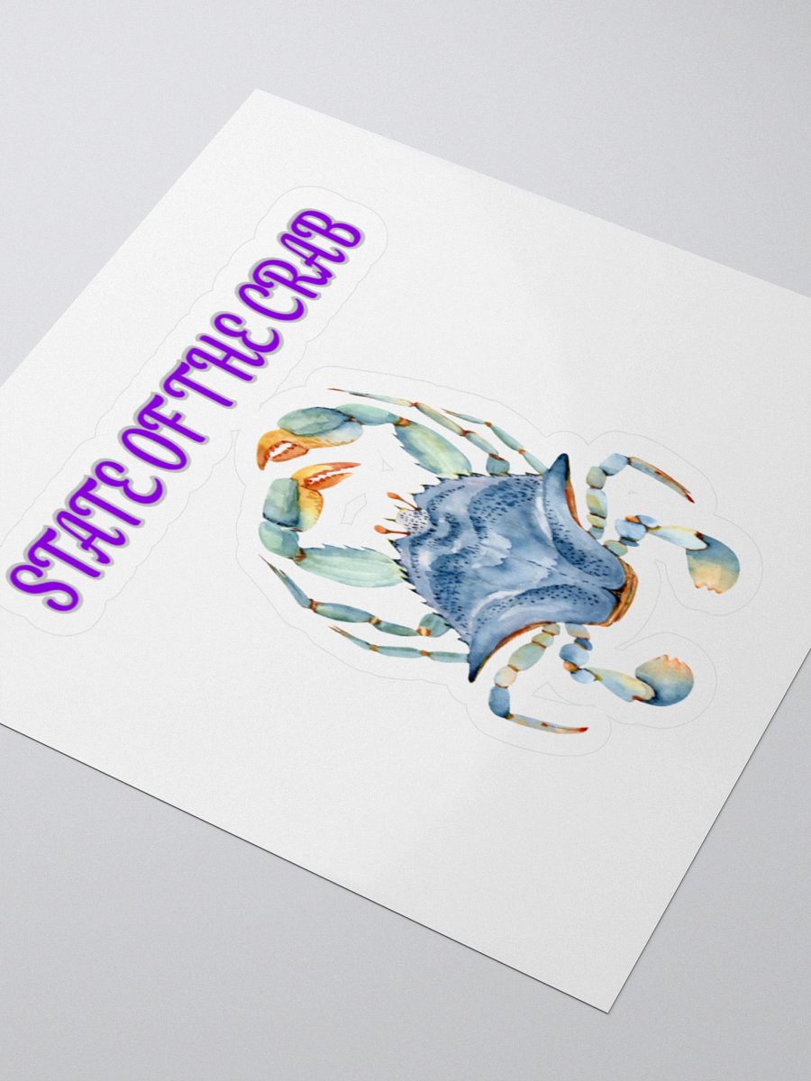 State of the Crab Kiss Cut Stickers product image (3)