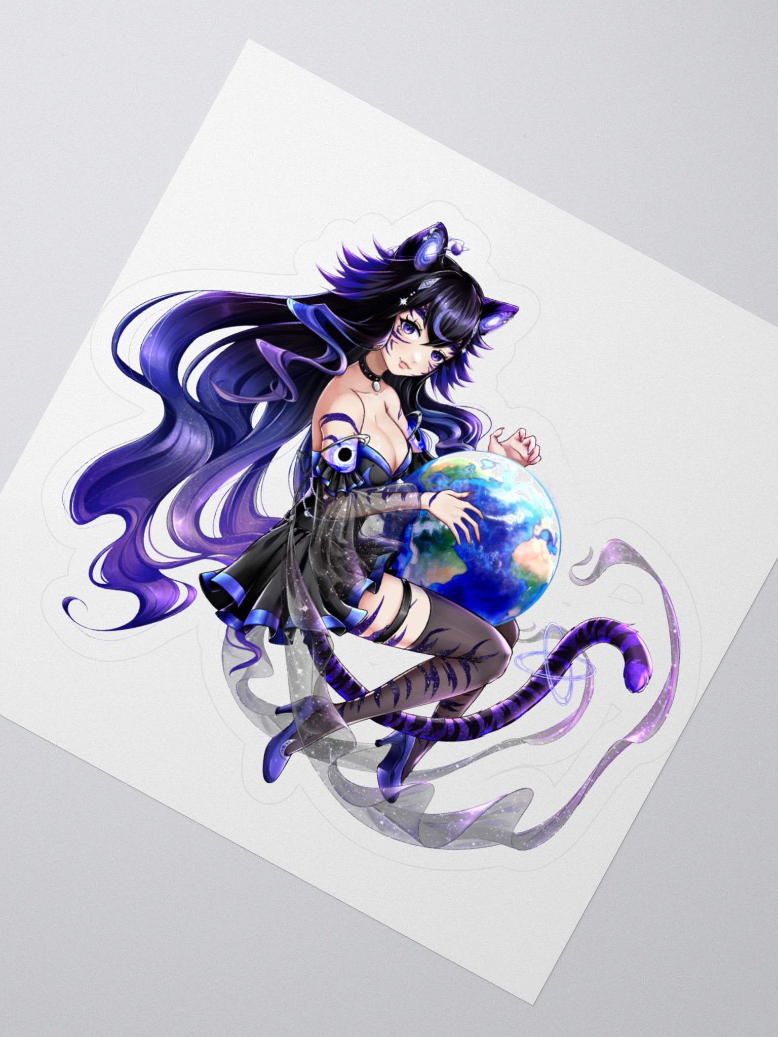 Moona Floating Kiss Cut Sticker product image (2)