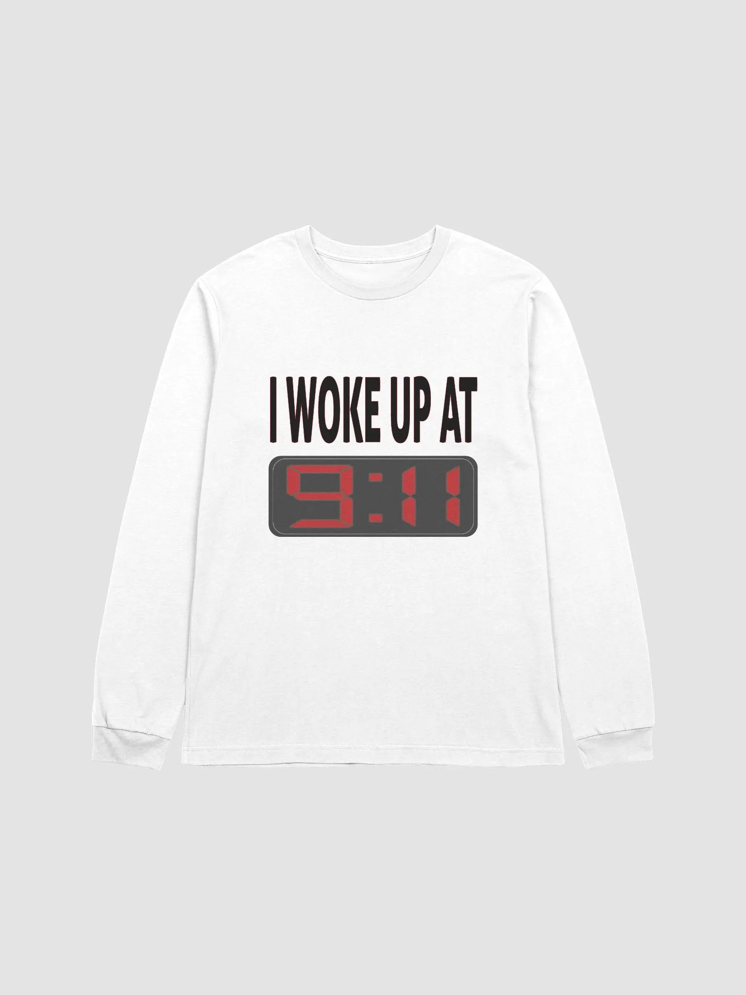 I Woke Up At 9:11 - Bella+Canvas Supersoft Long Sleeve T-Shirt product image (2)
