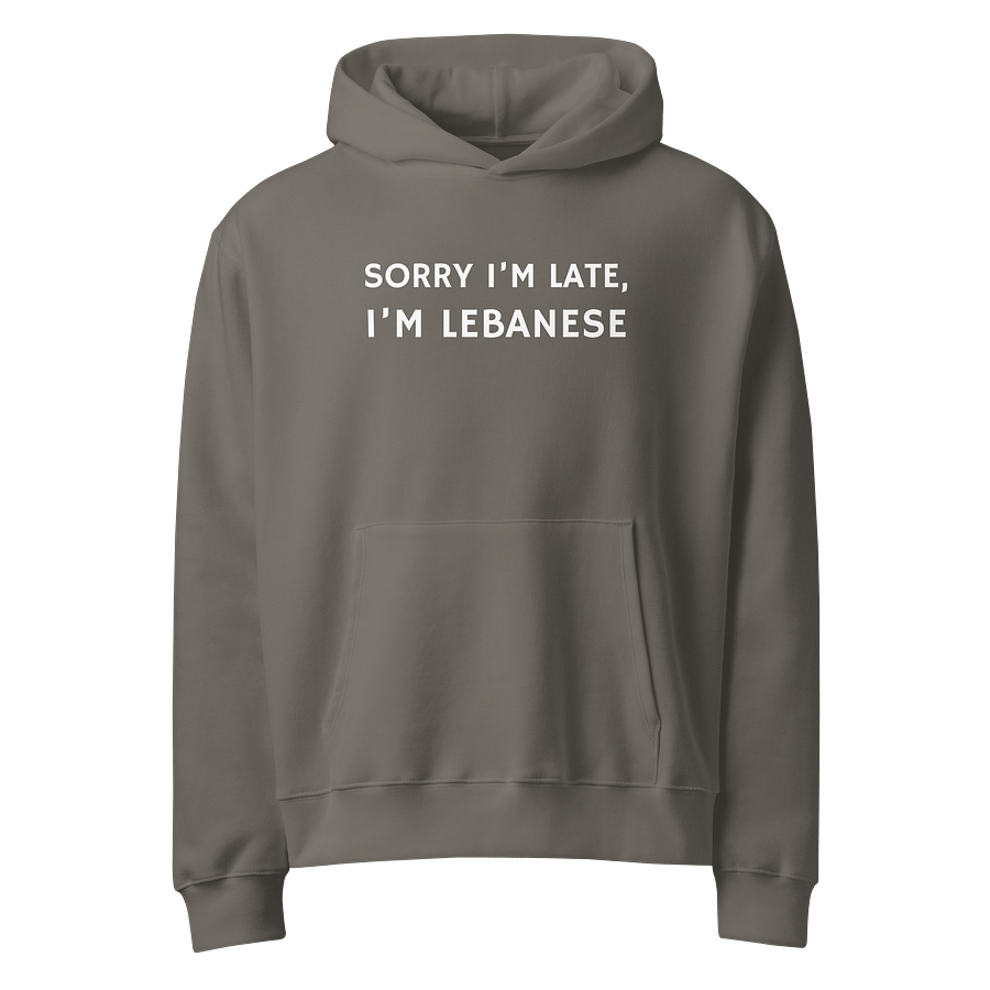Sorry I'm Lebanese Oversized Hoodie product image (2)