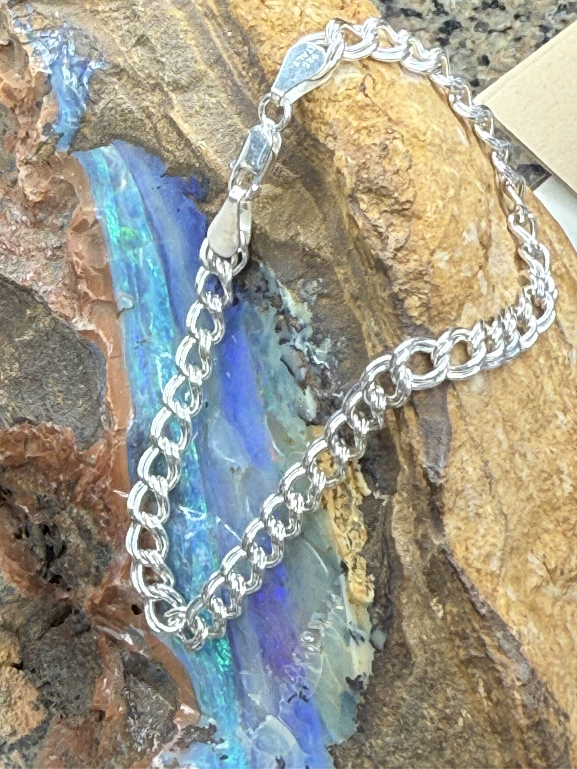 Silver Double Link Bracelet product image (1)