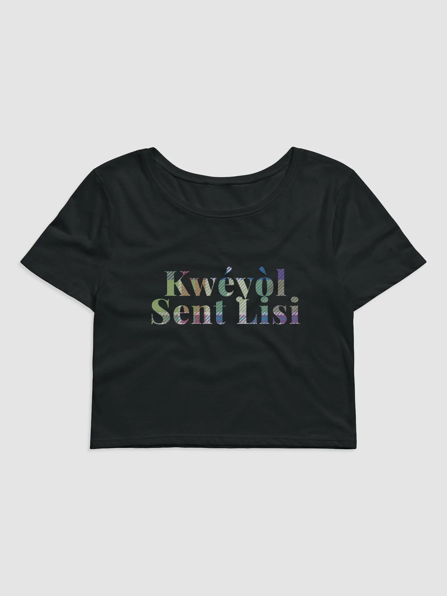 Kwéyòl Sent Lisi Crop Tee product image (1)
