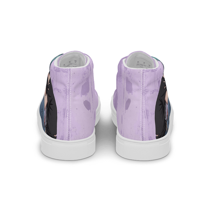 Anime Vibes Purple Canvas High Tops product image (4)