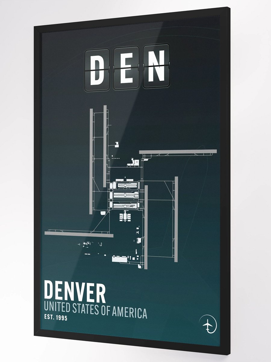 Denver DEN Poster (Framed) product image (3)