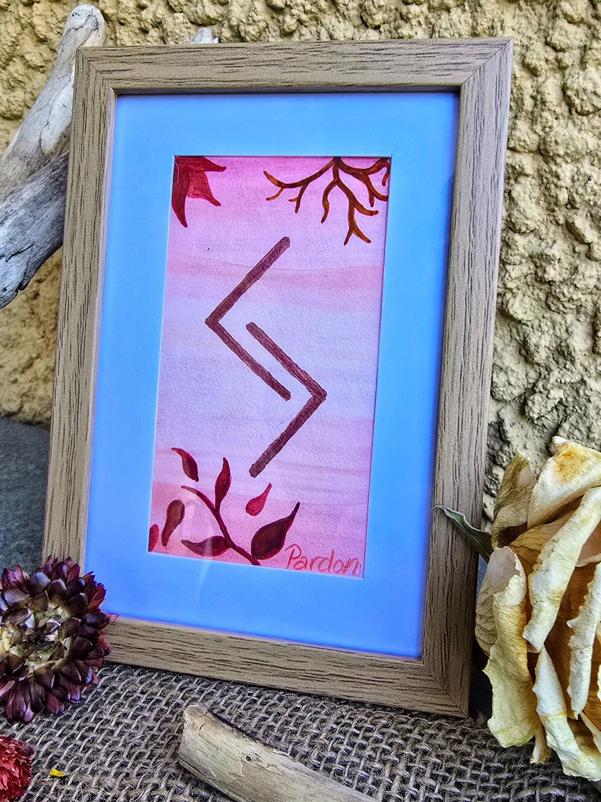 Hand-Painted Jera Rune product image (1)