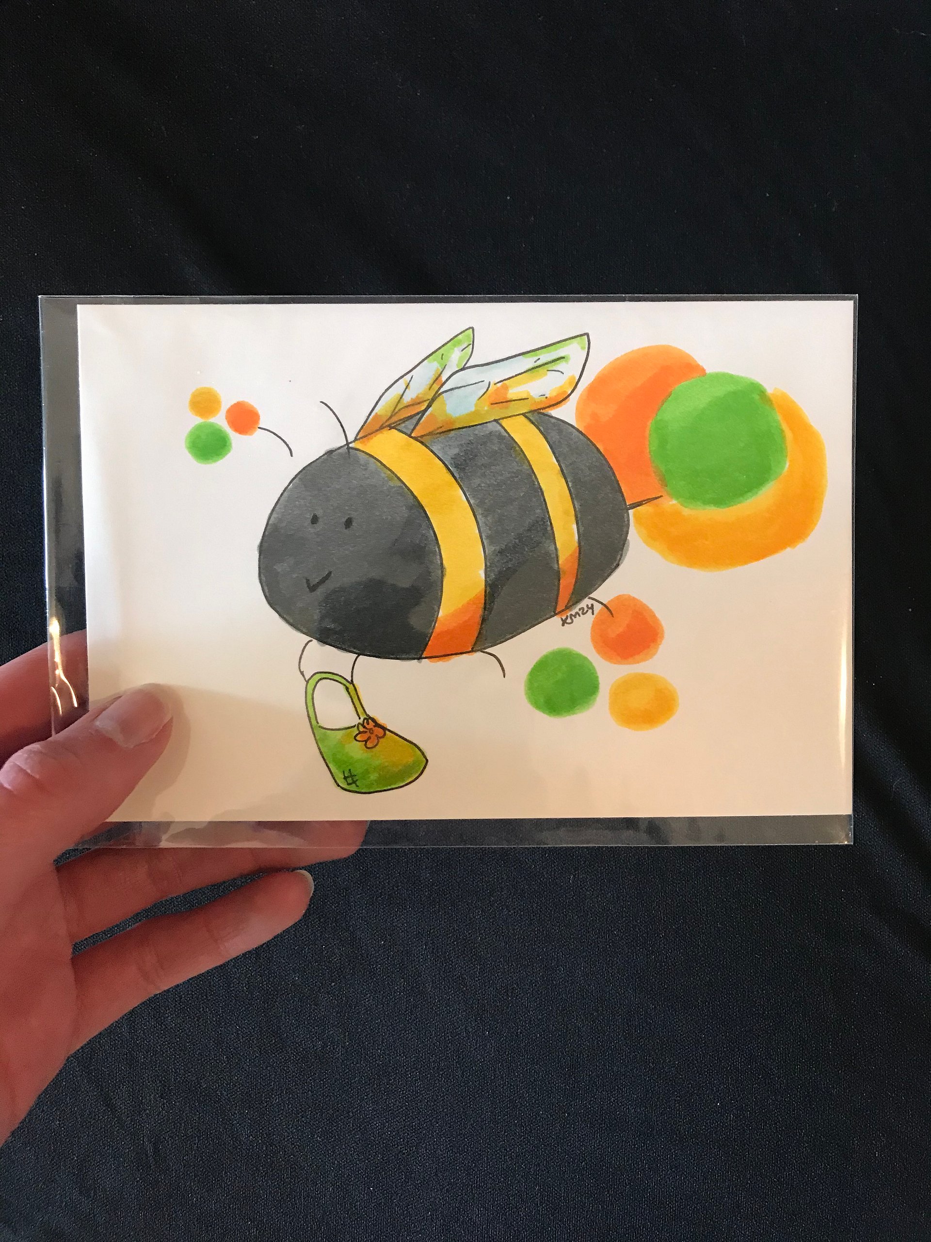 Bees with Bags Original Marker Illustrations product image (4)