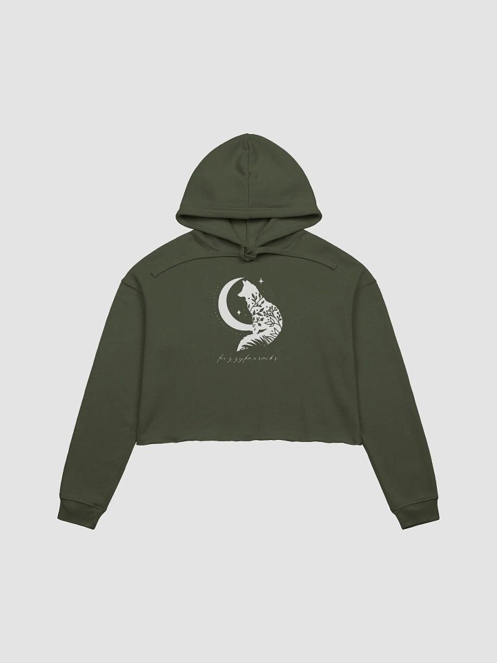 moon fox V2 - cropped hoodie product image (1)
