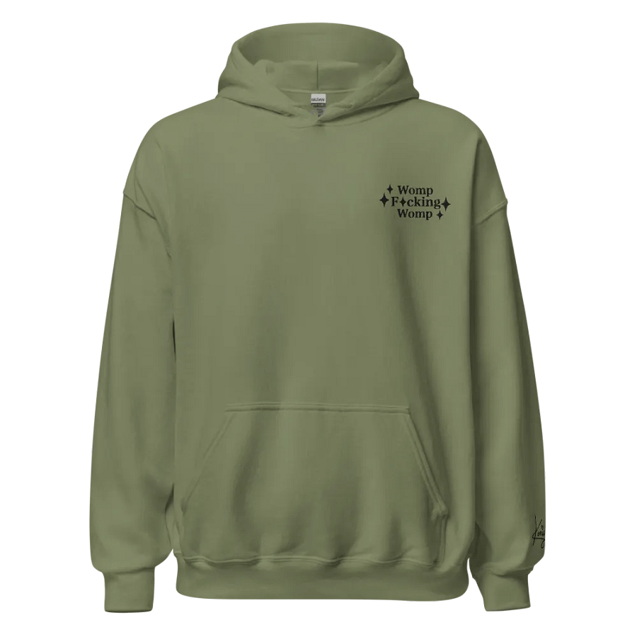 Womp F Womp Black embroidery Hoodie product image (25)