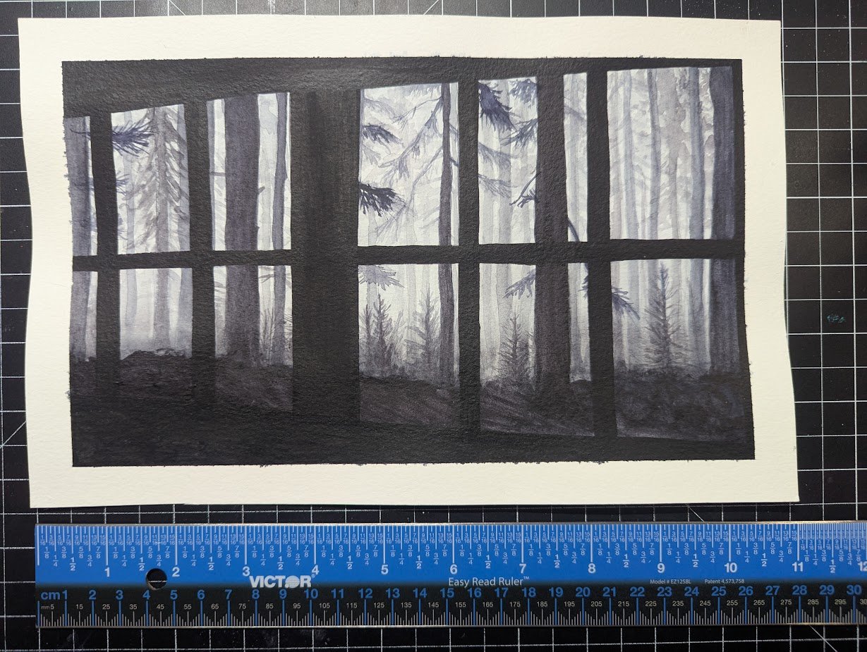 Original Art - Dark Window product image (1)