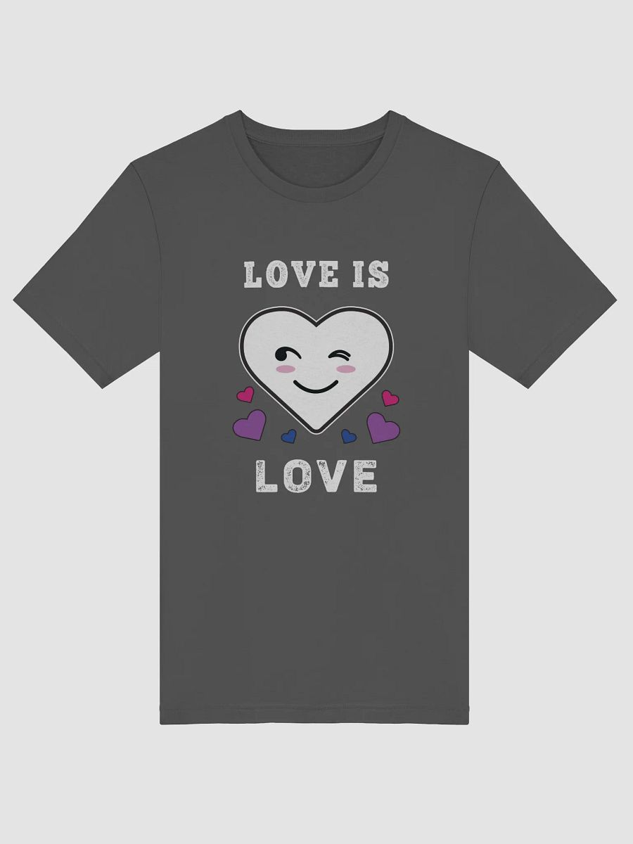 Heart Face Love Is Love LGBTQ Bisexual Pride T-Shirt product image (1)