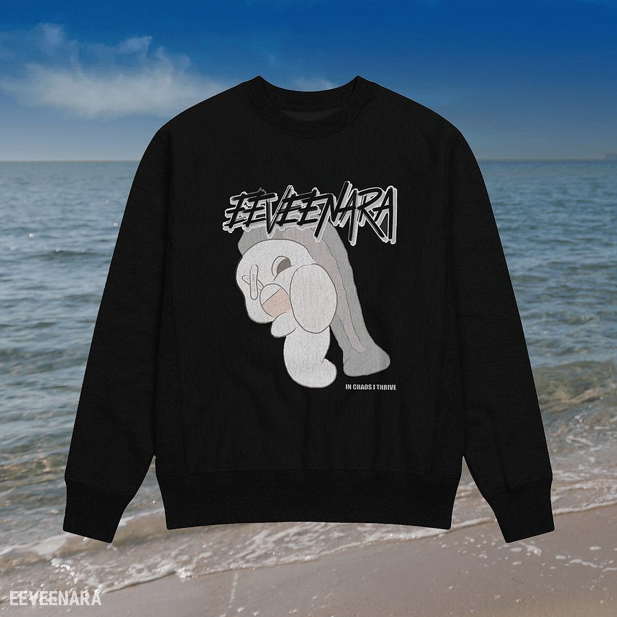 IN CHAOS I THRIVE x CHAMPION SWEATSHIRT - [BLACK] product image (4)