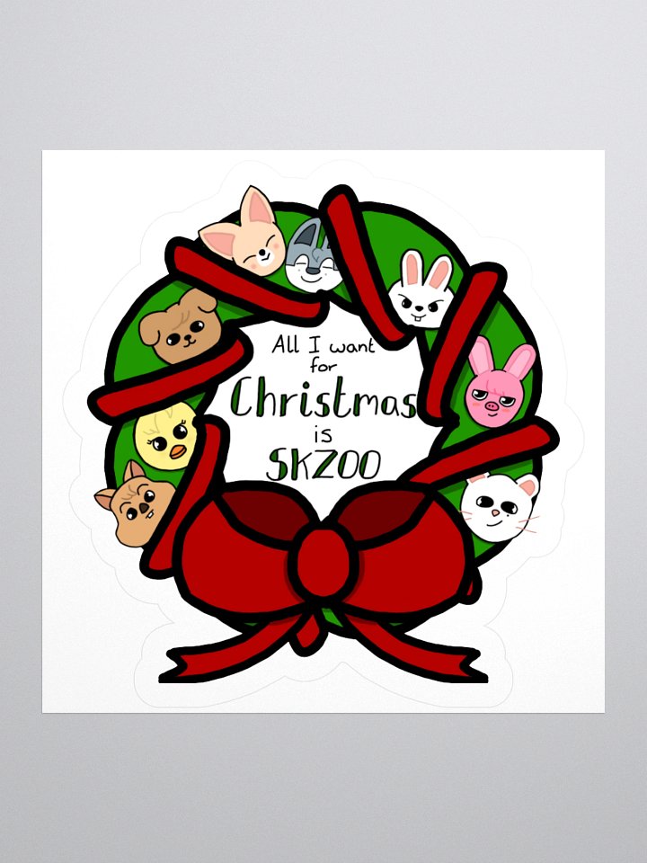 Skzoo Christmas Wreath Sticker product image (2)