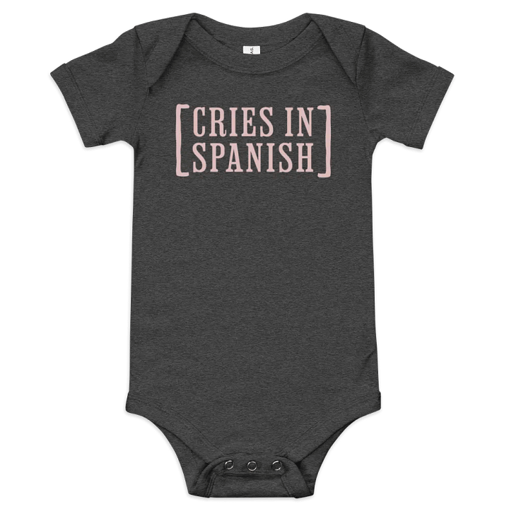 Cries in Spanish Bodysuit para Bebés product image (2)
