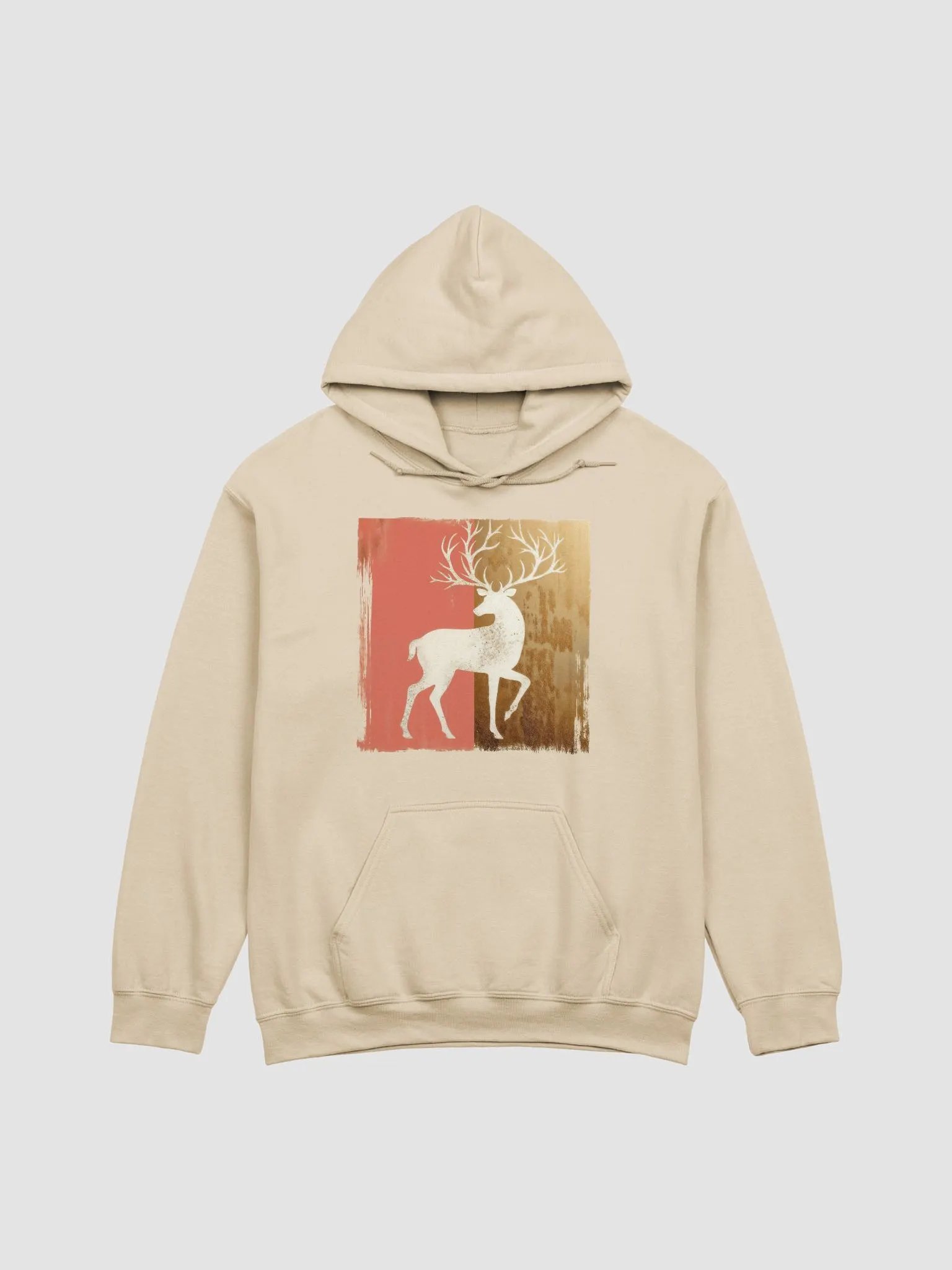 Holiday deer charm hoodie -regular Fit product image (1)