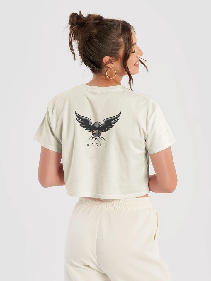 Women's Premium Crop Top with Large Eagle Logo on the Back (XS-XL) product image (1)