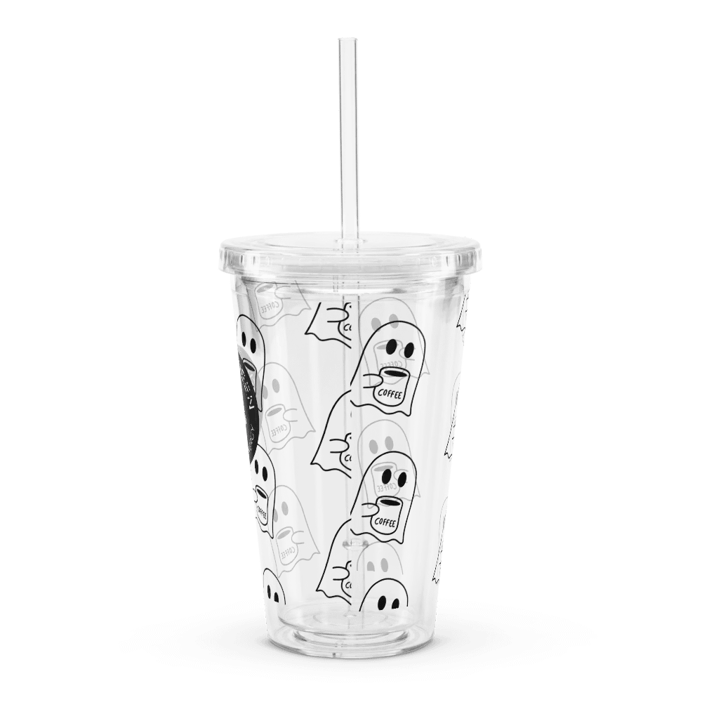 Spooky Spice | Clear Evergreen Tumbler (Black) product image (2)